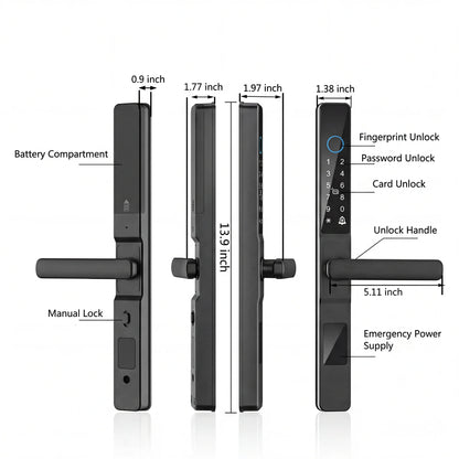 MS01 Smart Lock - Black