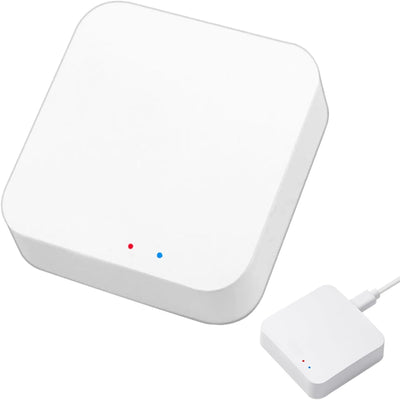 Zigbee 3.0 Hub Wifi & Bluetooth Dual Mode Gateway, Only for Tuya Product Smart Home Bridge Wireless Remote Controller,Intelligent Bridge Wireless Smart Home Gateway Voice Control via Alexa,Google Home